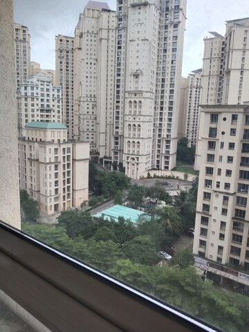 Balcony in 2.5 BHK Apartment at Hiranandani Estate Flamingo, Ghodbunder Road – for Rent