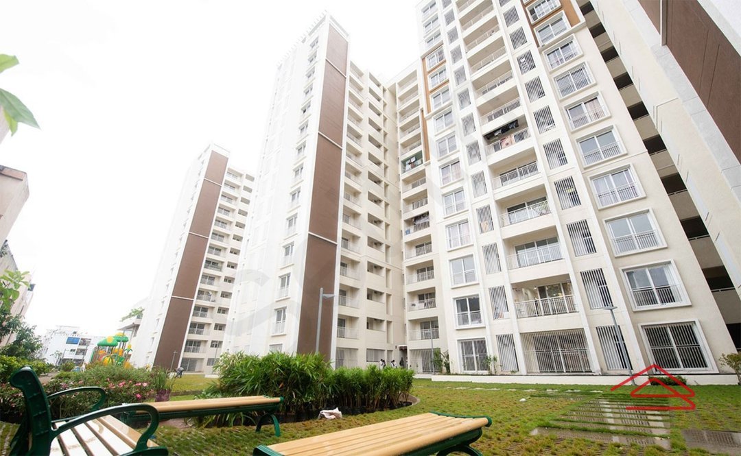 2 BHK + Pooja Room 1290 Sq.Ft. Apartment in SNN Raj Grandeur