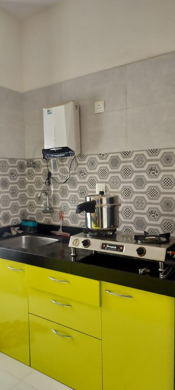 Kitchen in 1 BHK Apartment at Sanghvi Eco City Phase 3, Mira Road East – for Rent