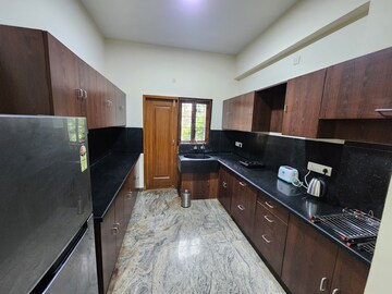 Kitchen in 3 BHK Apartment at Richmond Town – for Rent