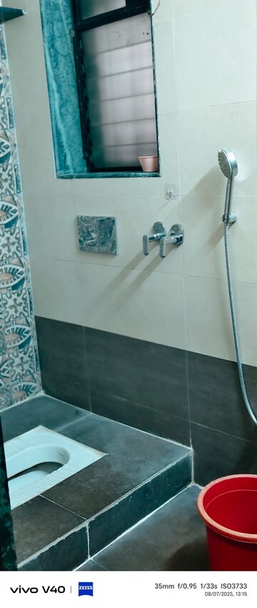 Bathroom in 2 BHK Apartment at Kores Nakshatra, Vartak Nagar – for Rent