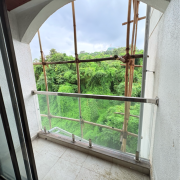 Balcony in 1 BHK Apartment at Hiranandani Estate Canosa, Patlipada – for Rent