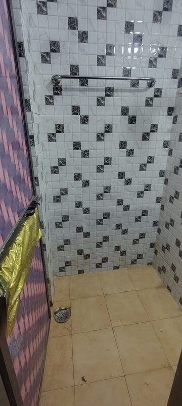 Bathroom in 1 BHK Apartment at Kopar Khairane – for Rent