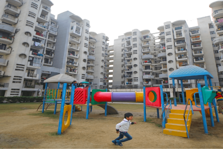 Exterior View, omaxe-heights 2 Bedroom 735 Sq.Ft. Apartment In Sector 86 Faridabad 9059857