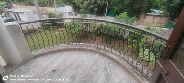Balcony in 3 BHK Builder Floor at Sainik Farm – for Rent