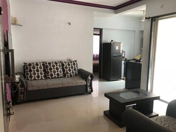 Living Room in 1 BHK Apartment at Lavender Apartment, Kharadi – for Rent