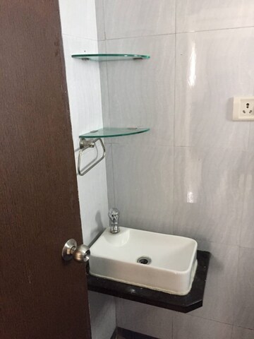 Bathroom in 1 BHK Apartment at Lavender Apartment, Kharadi – for Rent