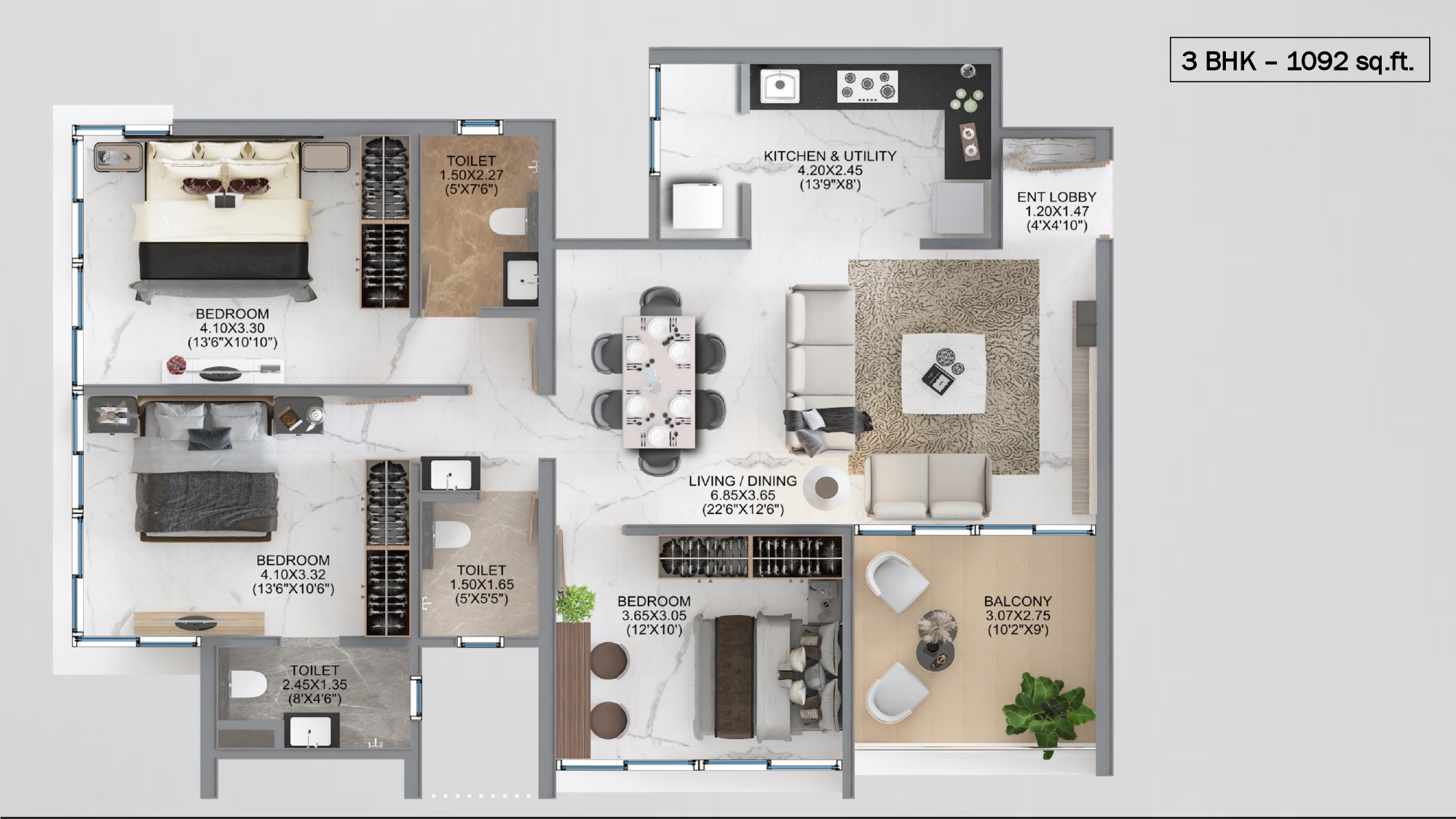2 BHK Apartment For Sale in Majestique Evolvus