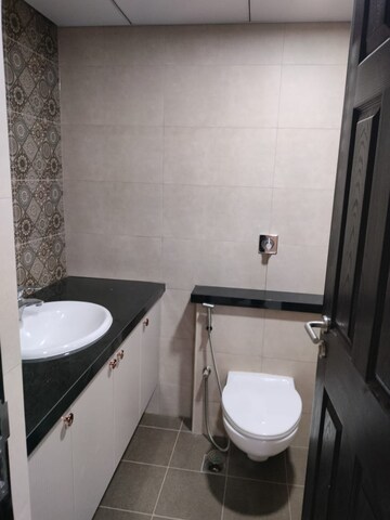 Bathroom in 3 BHK Apartment at Sobha Palm Courts, Kogilu – for Rent