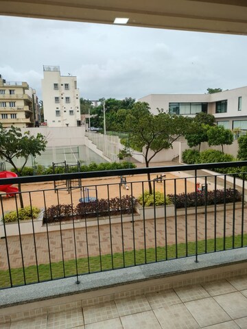 Balcony in 3 BHK Apartment at Sobha Palm Courts, Kogilu – for Rent