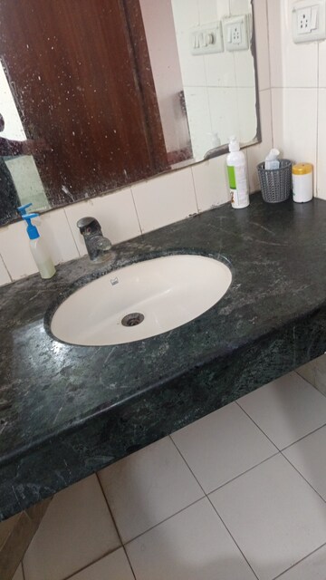 Bathroom in 3.5 BHK Apartment at Supertech Emerald Court, Sector 93a – for Rent