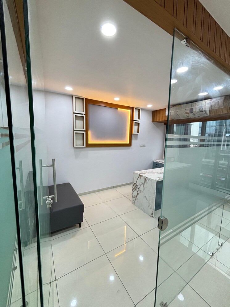 Bathroom, shyamal Commercial Office Space 985 Sq.Ft. In Shyamal Ahmedabad 9060020