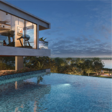 Swimming Pool in 4 BHK Villa at The Midsummer Rain, Sanne Amanikere – for Sale