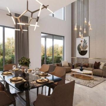 Living Room in 4 BHK Villa at The Midsummer Rain, Sanne Amanikere – for Sale