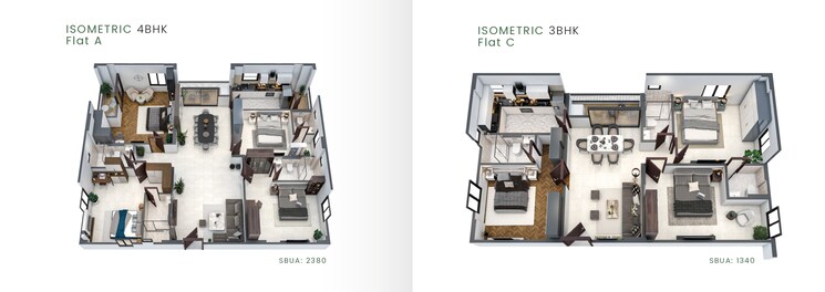 Floor Plan, salugara 2 Bedroom 950 Sq.Ft. Apartment In Salugara Siliguri 9060184