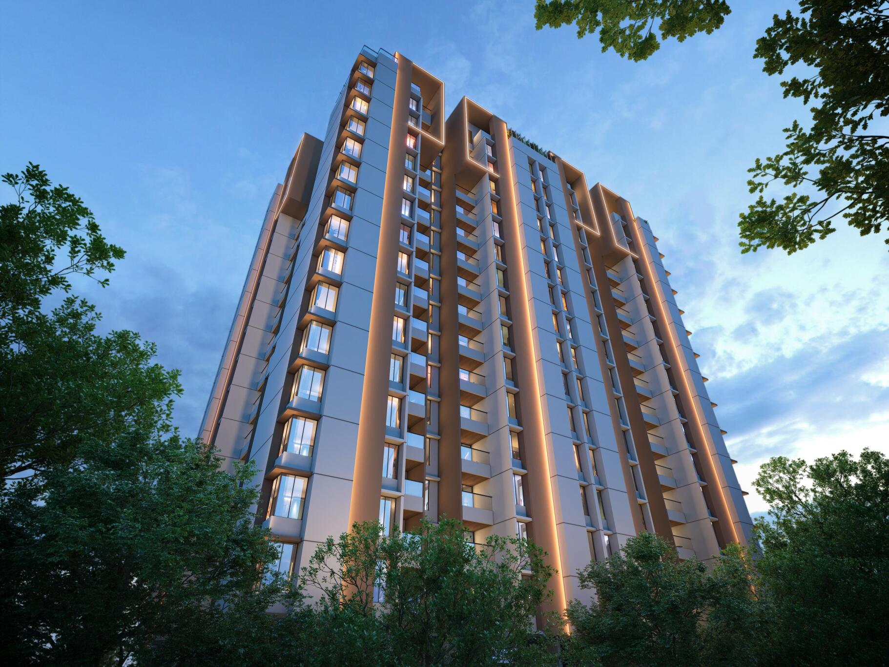 2 BHK Apartment For Sale in Kamdhenu The Premia