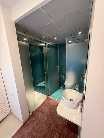 Bathroom in 2.5 BHK Penthouse at GKG The Kings Way, Ghorpadi – for Rent