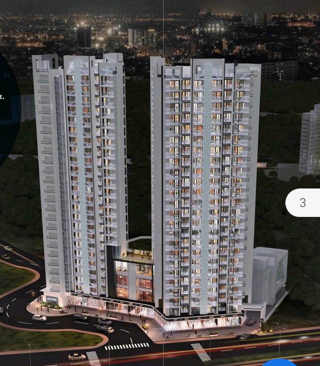 1 BHK 400 Sq.Ft. Apartment in JVM Accord