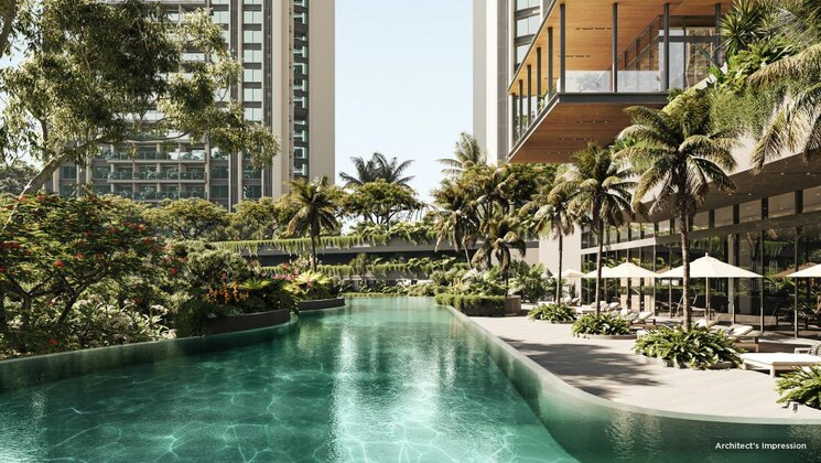 Swimming Pool, lodha-world-one 3 Bedroom 2200 Sq.Ft. Apartment In Worli Mumbai 8405259