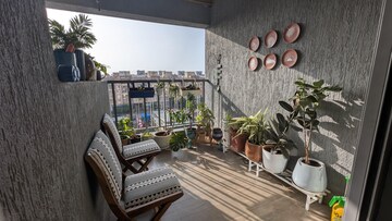 Balcony in 3 BHK Apartment at Yashada Vivanta Vantage Twenty One, Pimpri – for Sale