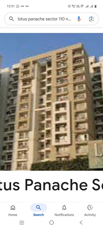 4 BHK Apartment – Exterior View View at Lotus Panache, Sector 110 - for Rent