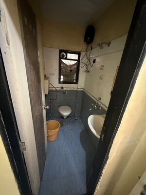 Attached Bathroom in 3 BHK Apartment at Vasundhara Kiran Society, Juinagar – for Sale