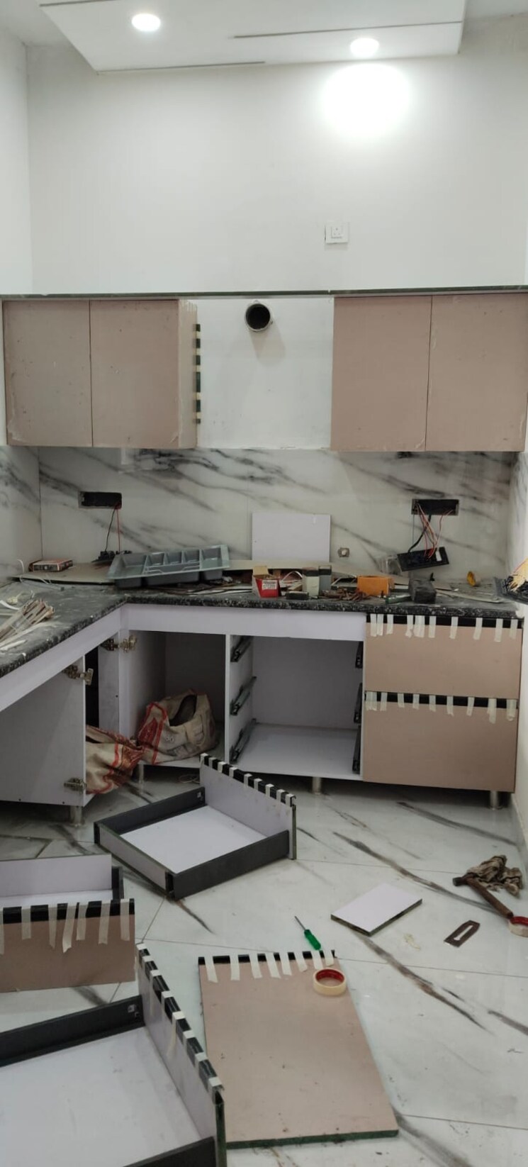 Kitchen, kharar mohali road 3 Bedroom 105 Sq.Yd. Independent House In Kharar Mohali Road Kharar 9060624