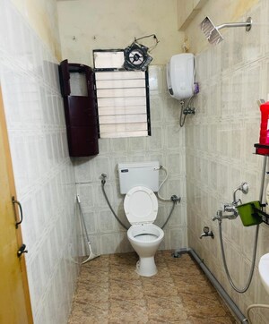 Attached Bathroom in 3 BHK Apartment at Vasundhara Kiran Society, Juinagar – for Sale