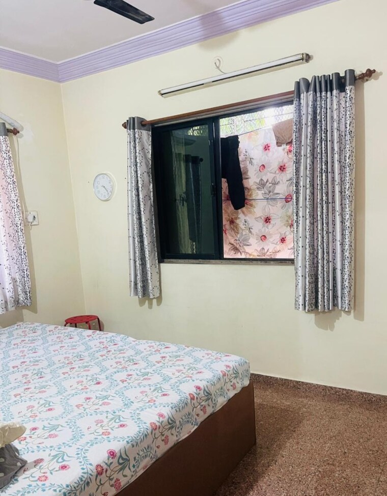 Bedroom, vasundhara-kiran-society 3 Bedroom 1200 Sq.Ft. Apartment In Juinagar Navi Mumbai 9060648