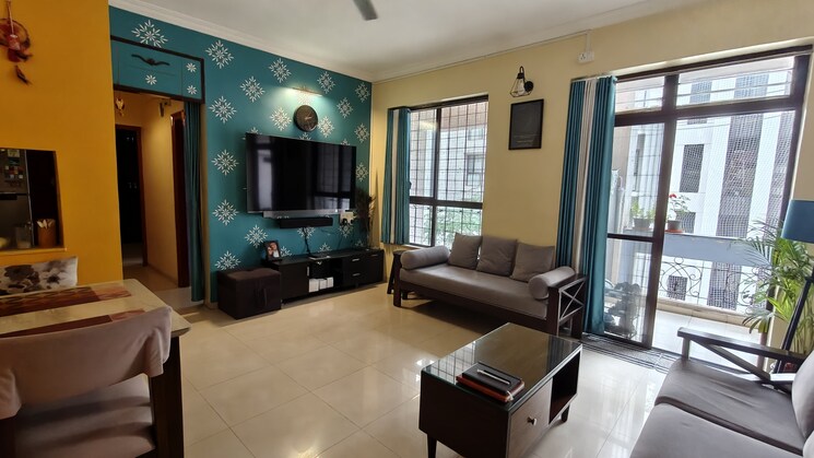 Living Room, lunkad-zodiac 2 Bedroom 900 Sq.Ft. Apartment In Viman Nagar Pune 9060678