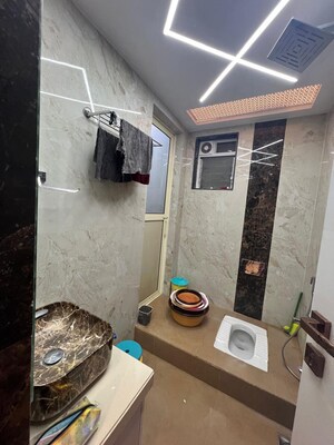 Bathroom in 3 BHK Apartment at Abhiraj Apartment, Seawoods Sector 50 – for Sale