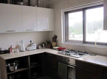 Kitchen in 3 BHK Apartment at Hiro Towers, Sadashiva Nagar – for Rent