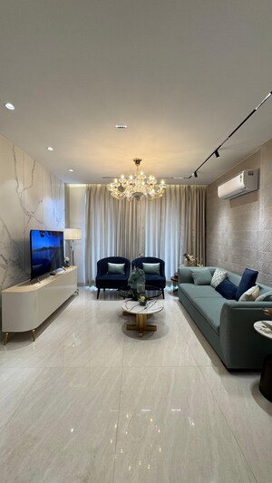 Living Room in 3 BHK Apartment at Malwa Escon Primera, International Airport Road – for Sale