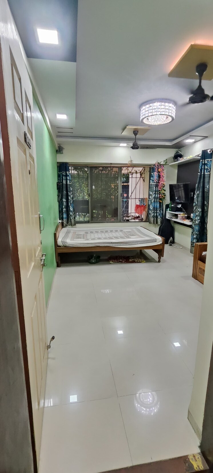 Living Room, brahamand-phase-6-chs-ltd 1 Bedroom 415 Sq.Ft. Apartment In Brahmand Thane 9060935