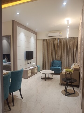 Living Room in 3 BHK Apartment at N Rose Northern Hills, Dahisar East – for Sale