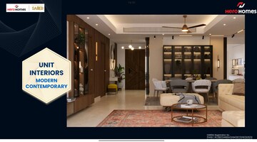Living Room in 3 BHK Apartment at Hero Homes Palatial, Sector 104 – for Sale