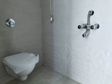 Bathroom in 2 BHK Apartment at DGS Sheetal Tapovan, Malad East – for Rent