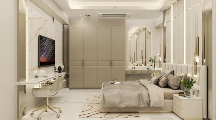 Bedroom, nyati-evania 2 Bedroom 919 Sq.Ft. Apartment In Sadashiv Peth Pune 9061087