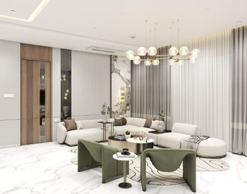 Living Room in 2 BHK Apartment at Nyati Evania, Sadashiv Peth – for Sale
