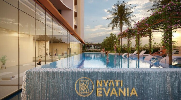 Swimming Pool, nyati-evania 2 Bedroom 919 Sq.Ft. Apartment In Sadashiv Peth Pune 9061087