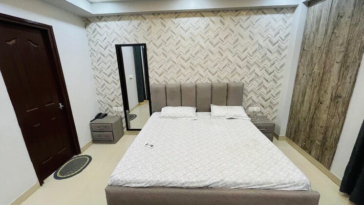 Bedroom, charms-castle 3 Bedroom 1500 Sq.Ft. Apartment In Raj Nagar Extension Ghaziabad 9061145