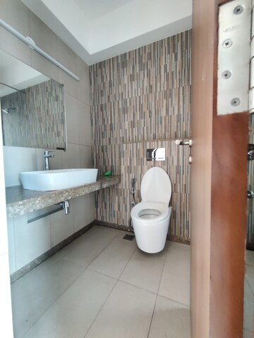 Bathroom in 2 BHK Apartment at Shapoorji Pallonji Vicinia, Powai – for Rent