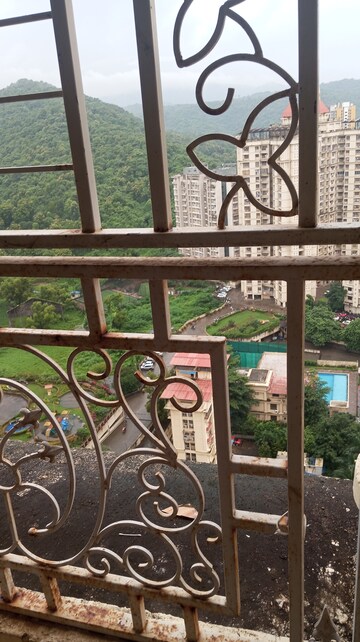 Balcony in 3 BHK Apartment at Cosmos Jewels, Ghodbunder Road – for Rent
