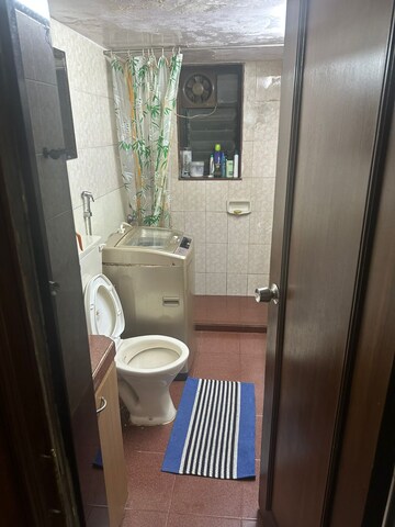 Bathroom in 2 BHK Apartment at Mahim West – for Rent