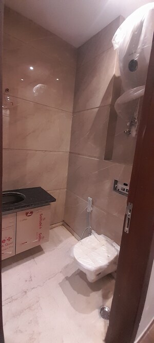 Bathroom in 3 BHK Builder Floor at Chittaranjan Park – for Sale