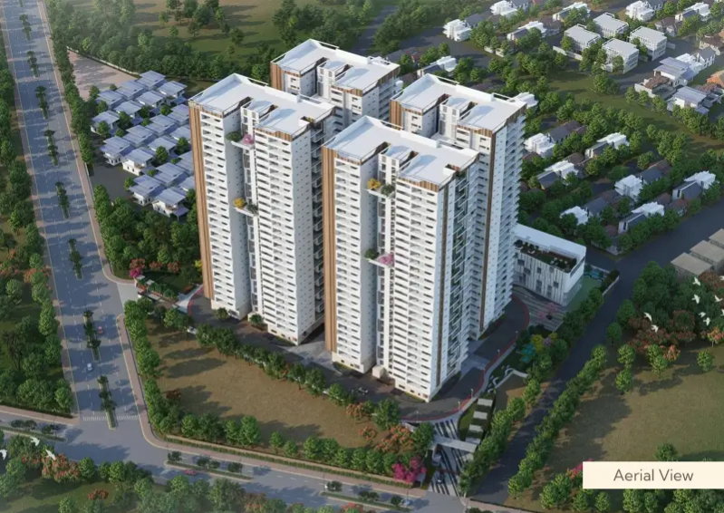 4 BHK + Servant Room 7333 Sq.Ft. Apartment in Sri Fortune Sonthalia Sky Villas