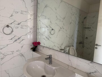 Bathroom in 2 BHK Apartment at Hiranandani Fortune City, New Panvel – for Rent