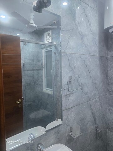 Bathroom in 3 BHK Builder Floor at Chittaranjan Park – for Sale