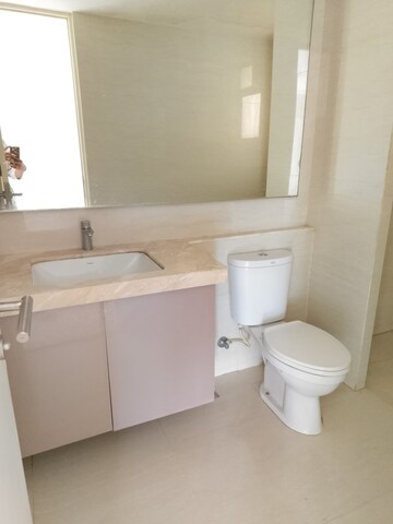 Bathroom in 3 BHK Apartment at Hiranandani Fortune City, New Panvel – for Rent