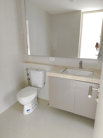 Bathroom in 3 BHK Apartment at Hiranandani Fortune City, New Panvel – for Rent